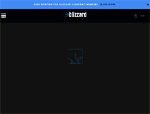 Tablet Screenshot of blizzardlighting.com
